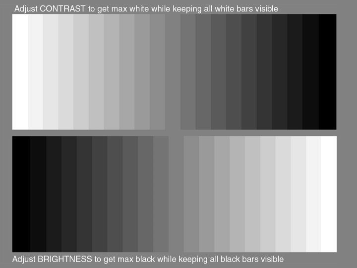 Grayscale Test Chart